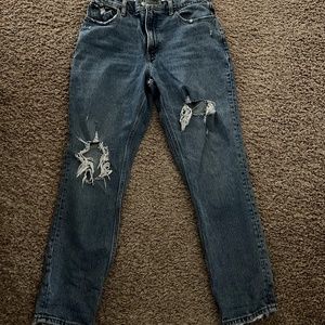 Abercrombie & Fitch High Rise Mom Jeans size 8